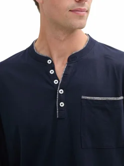 Herren Shirt mit Serafinoausschnitt