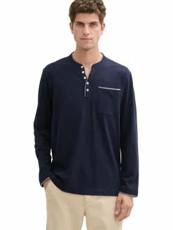 Herren Shirt mit Serafinoausschnitt