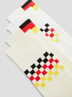 Herren Socken mit Deutschland-Print im 2er-Pack