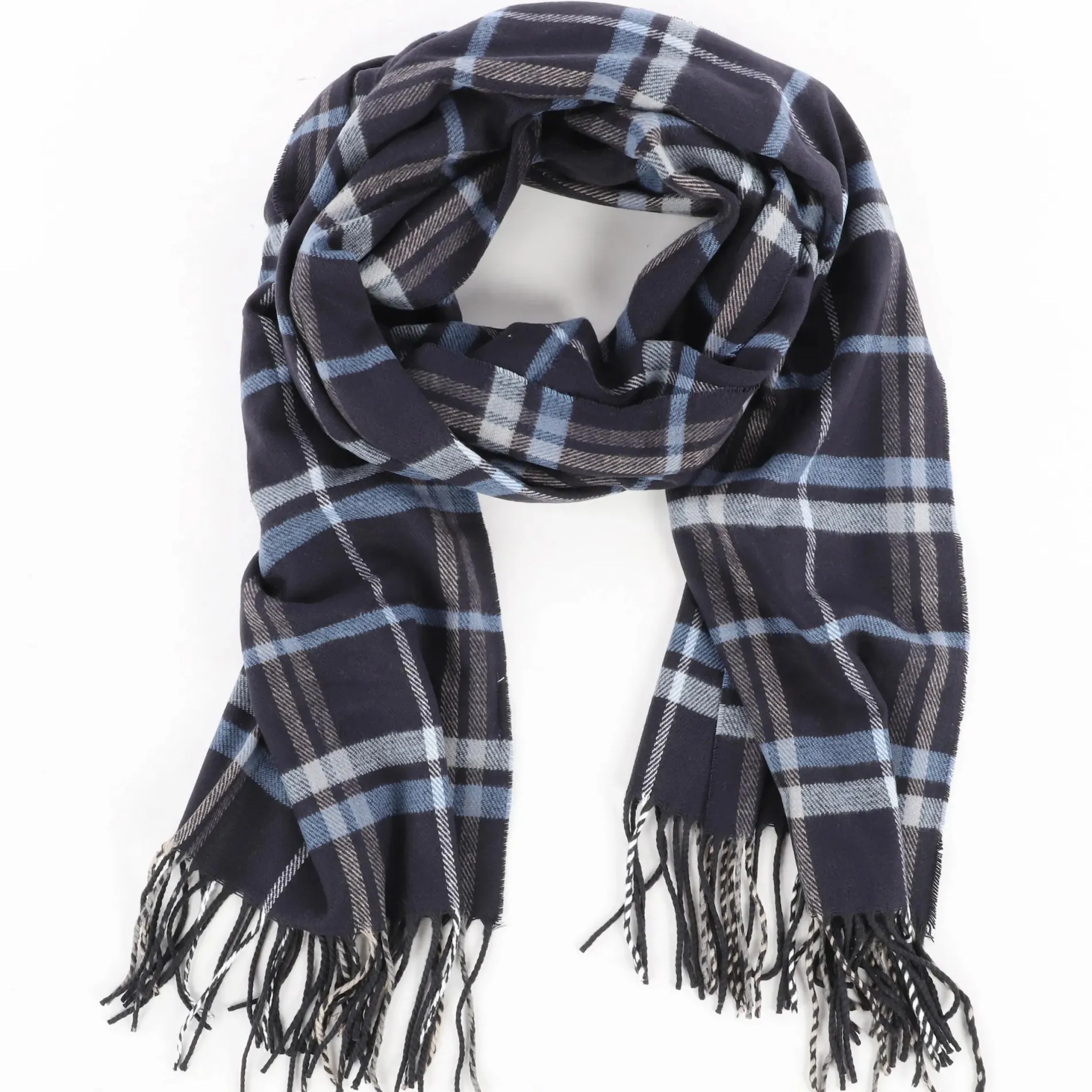 Herren Softacrylschal mit Muster