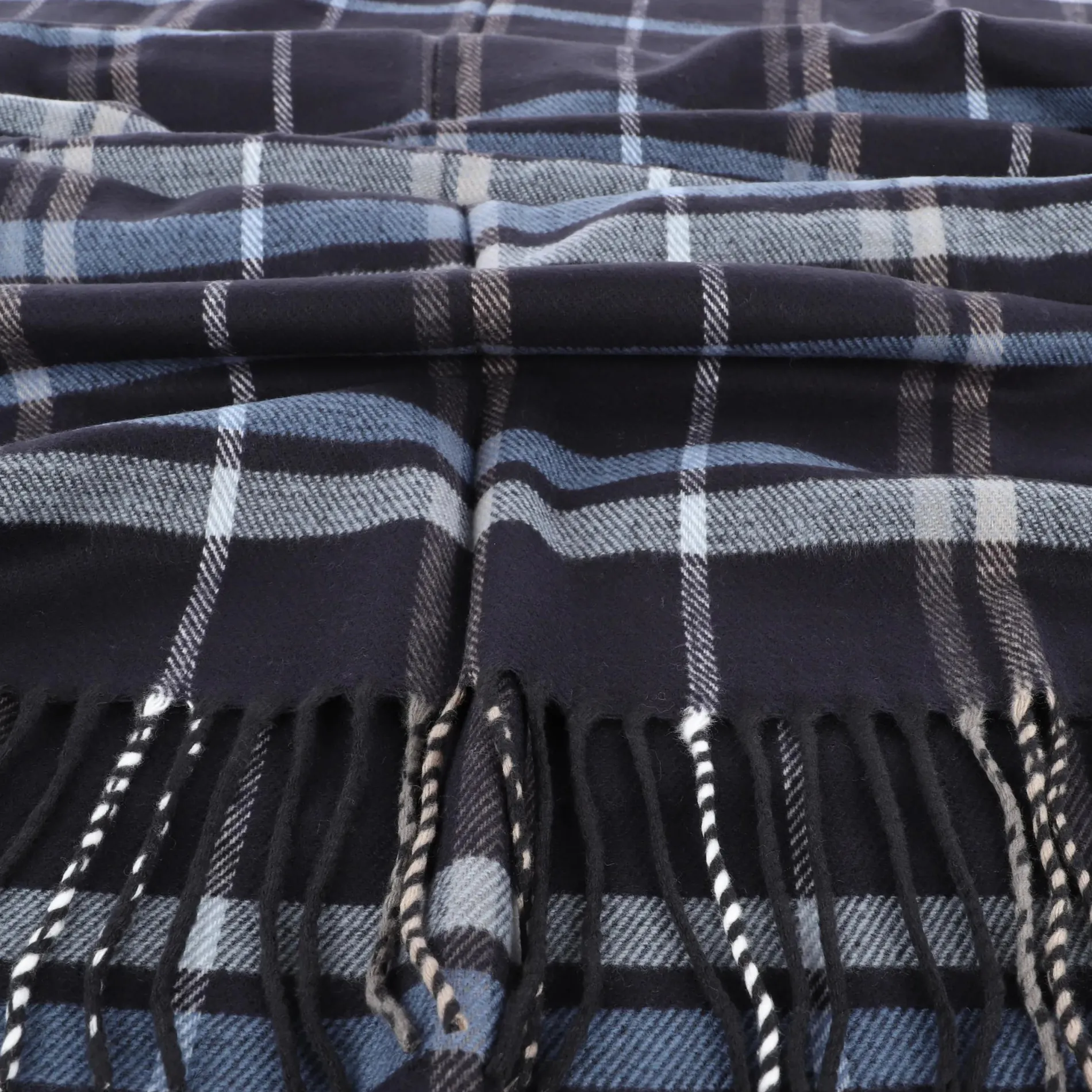 Herren Softacrylschal mit Muster