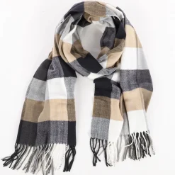 Herren Softacrylschal mit Muster