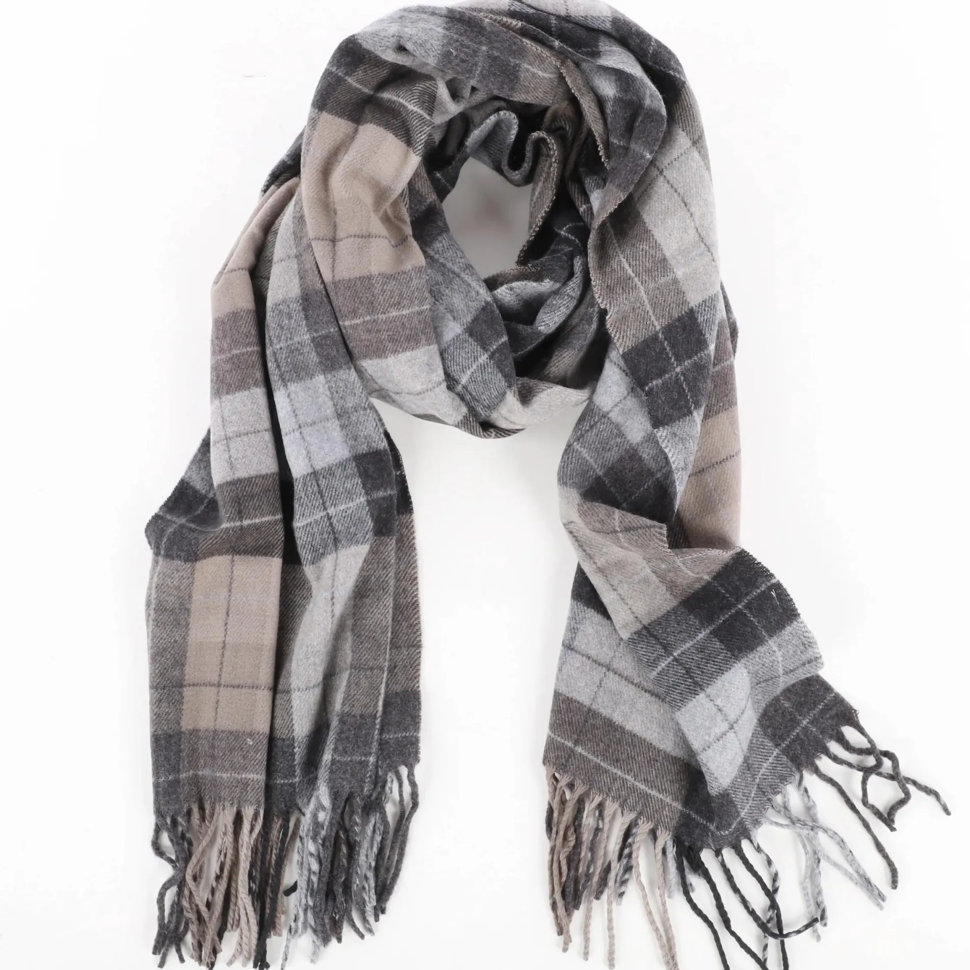 Herren Softacrylschal mit Muster