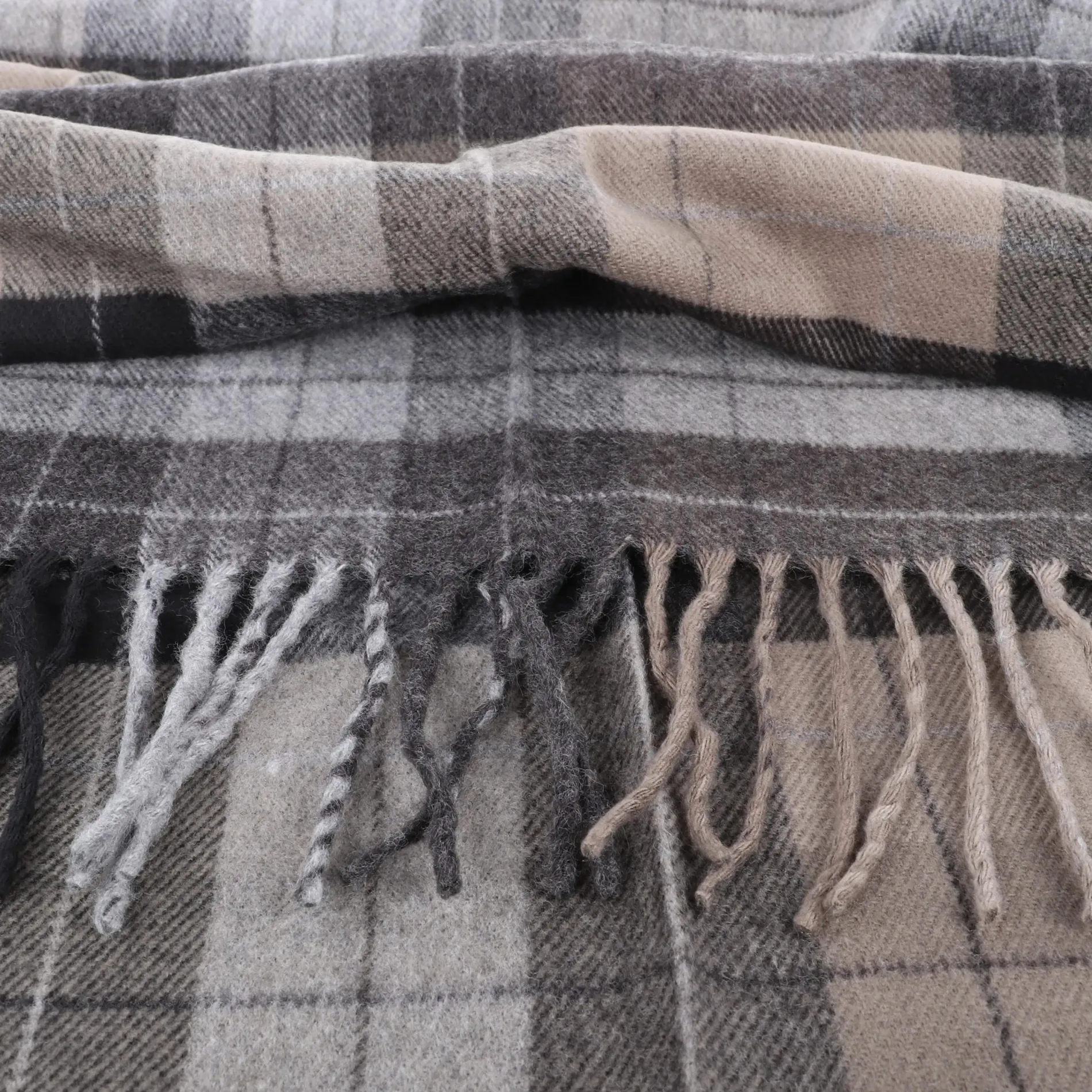 Herren Softacrylschal mit Muster