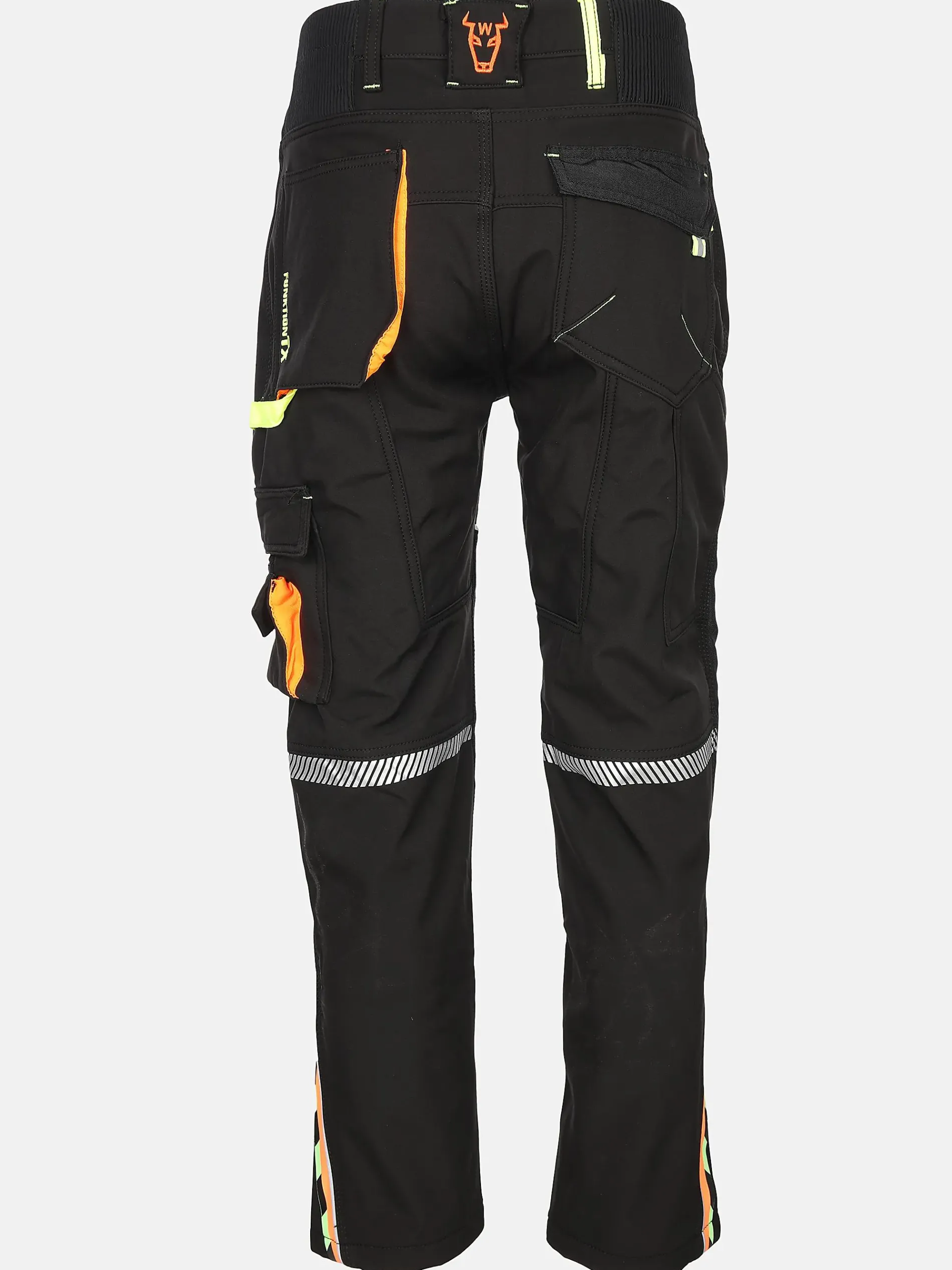 Herren Softshell Arbeitshose mit Neondetails