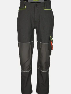 Herren Softshell Arbeitshose mit Neondetails