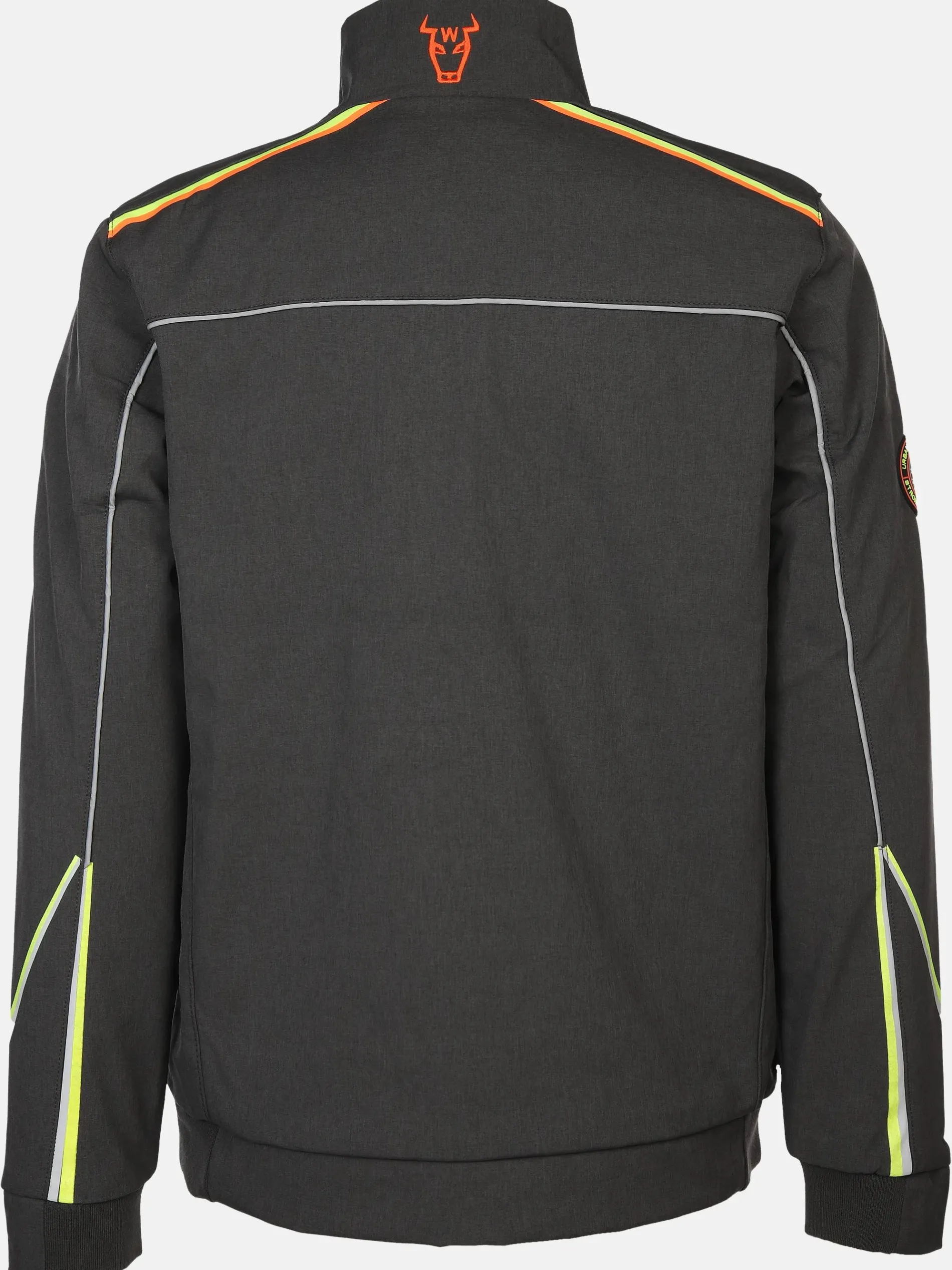 Herren Softshelljacke mit Neondetails
