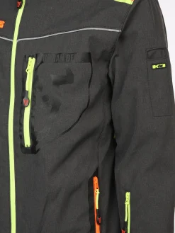 Herren Softshelljacke mit Neondetails