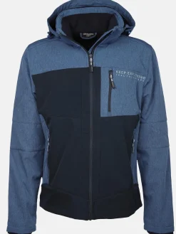 Herren Softshelljacke mit abnehmbarer Kapuze