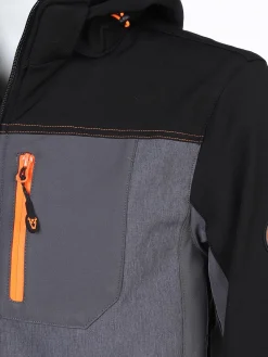 Herren Softshelljacke mit vielen Details