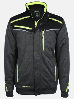 Herren Softshelljacke mit Neondetails