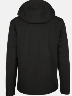 Herren Softshelljacke mit Kapuze