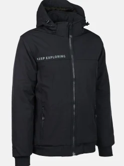 Herren Softshelljacke mit Kapuze