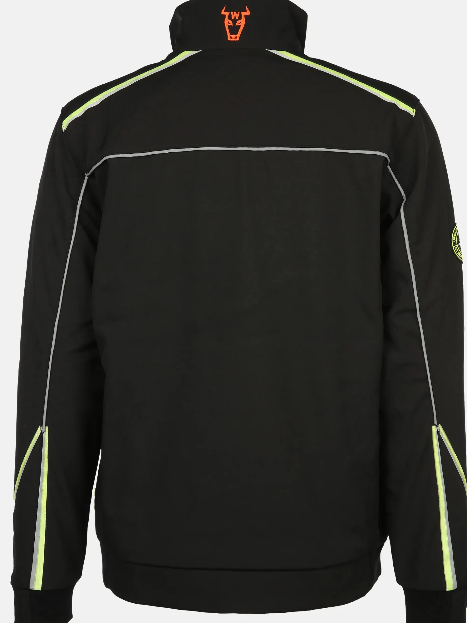 Herren Softshelljacke mit Neondetails