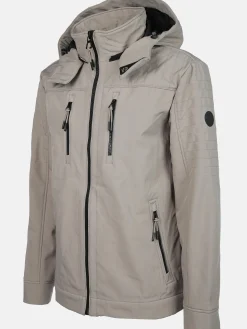 Herren Softshelljacke mit Kapuze