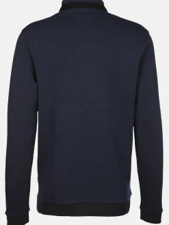 Herren Stehkragenshirt mit Knopfleiste