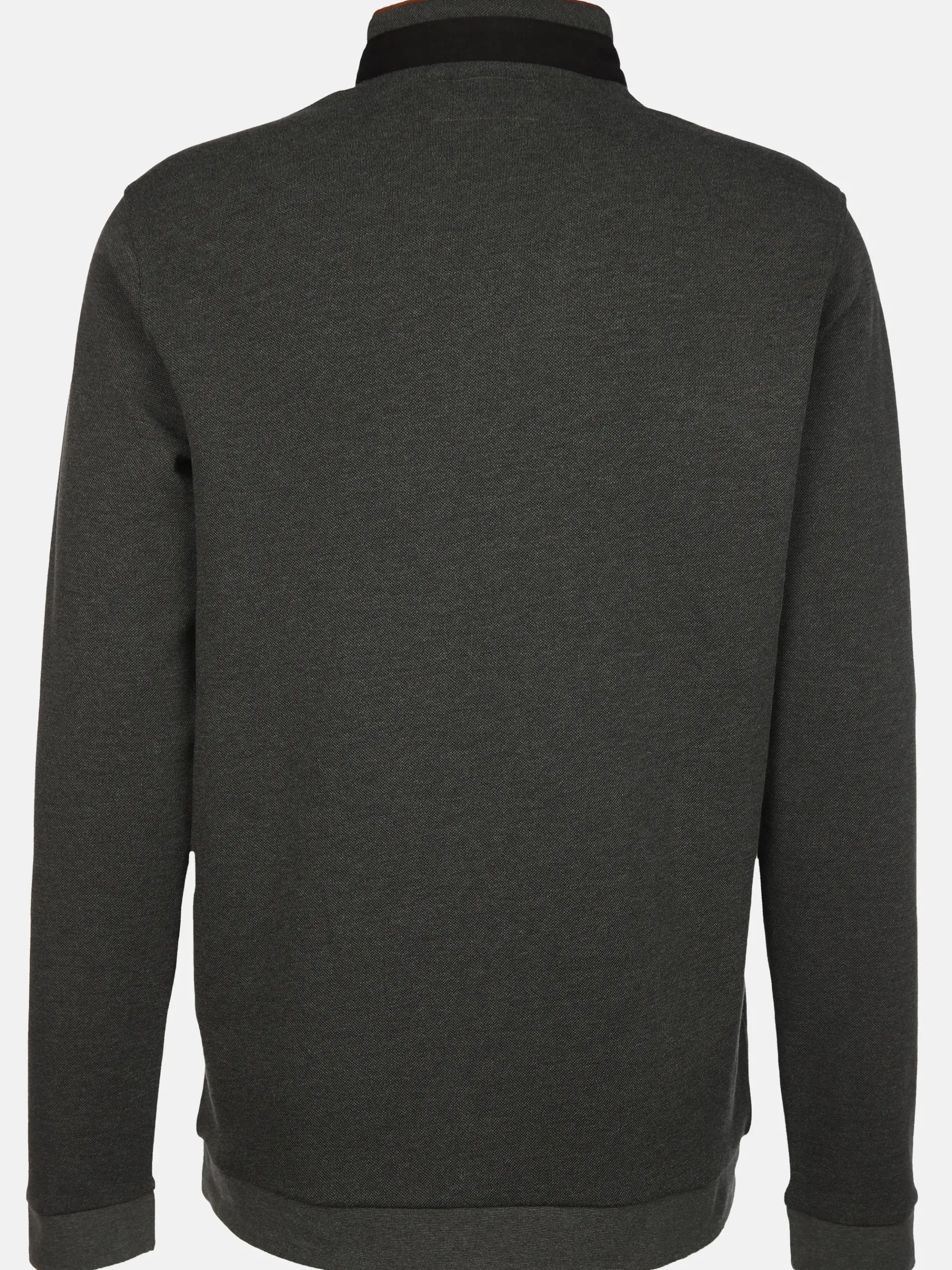 Herren Stehkragenshirt mit Knopfleiste