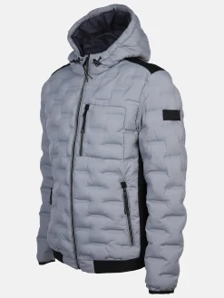 Herren Steppblouson mit Kapuze