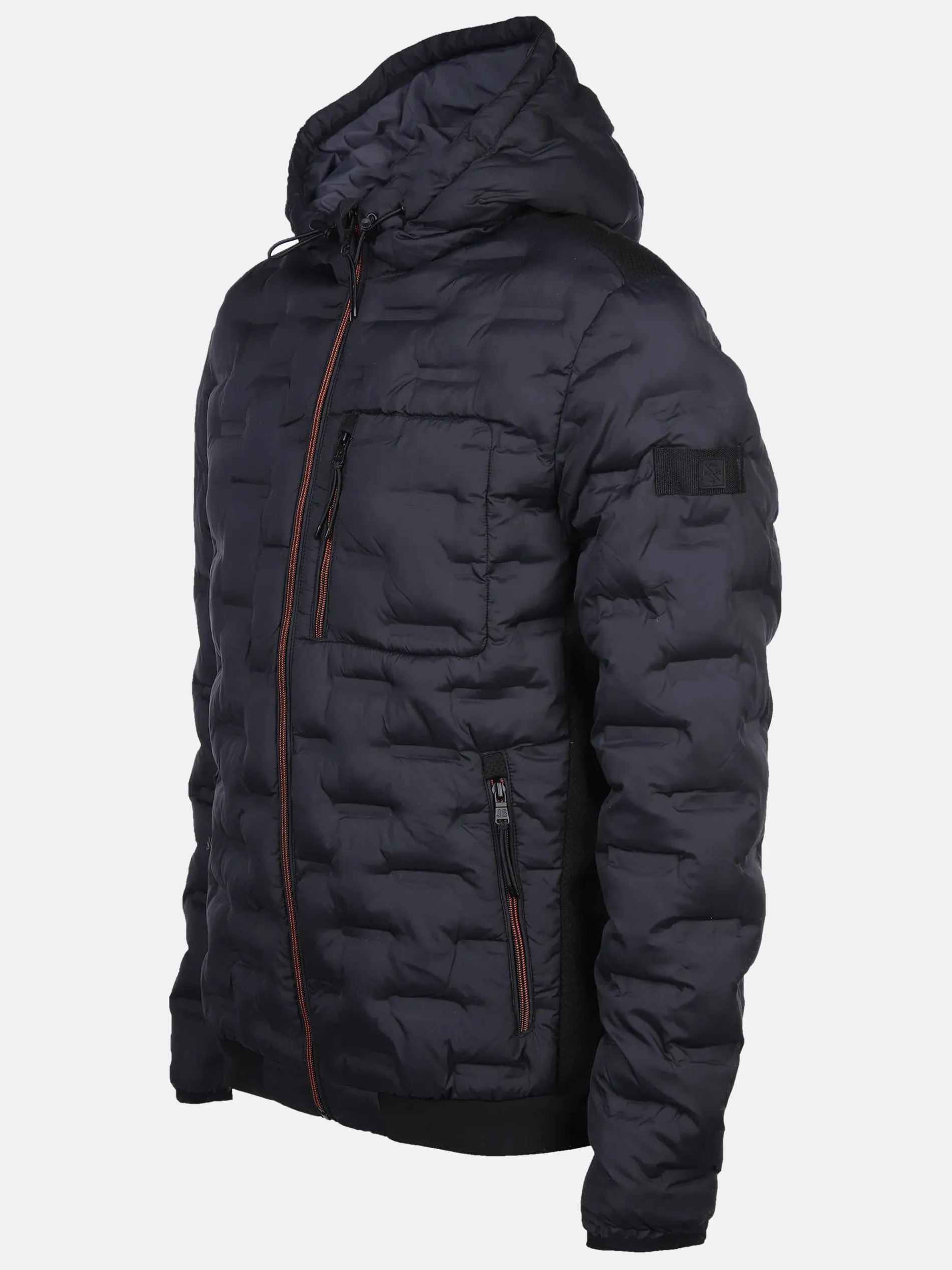 Herren Steppblouson mit Kapuze