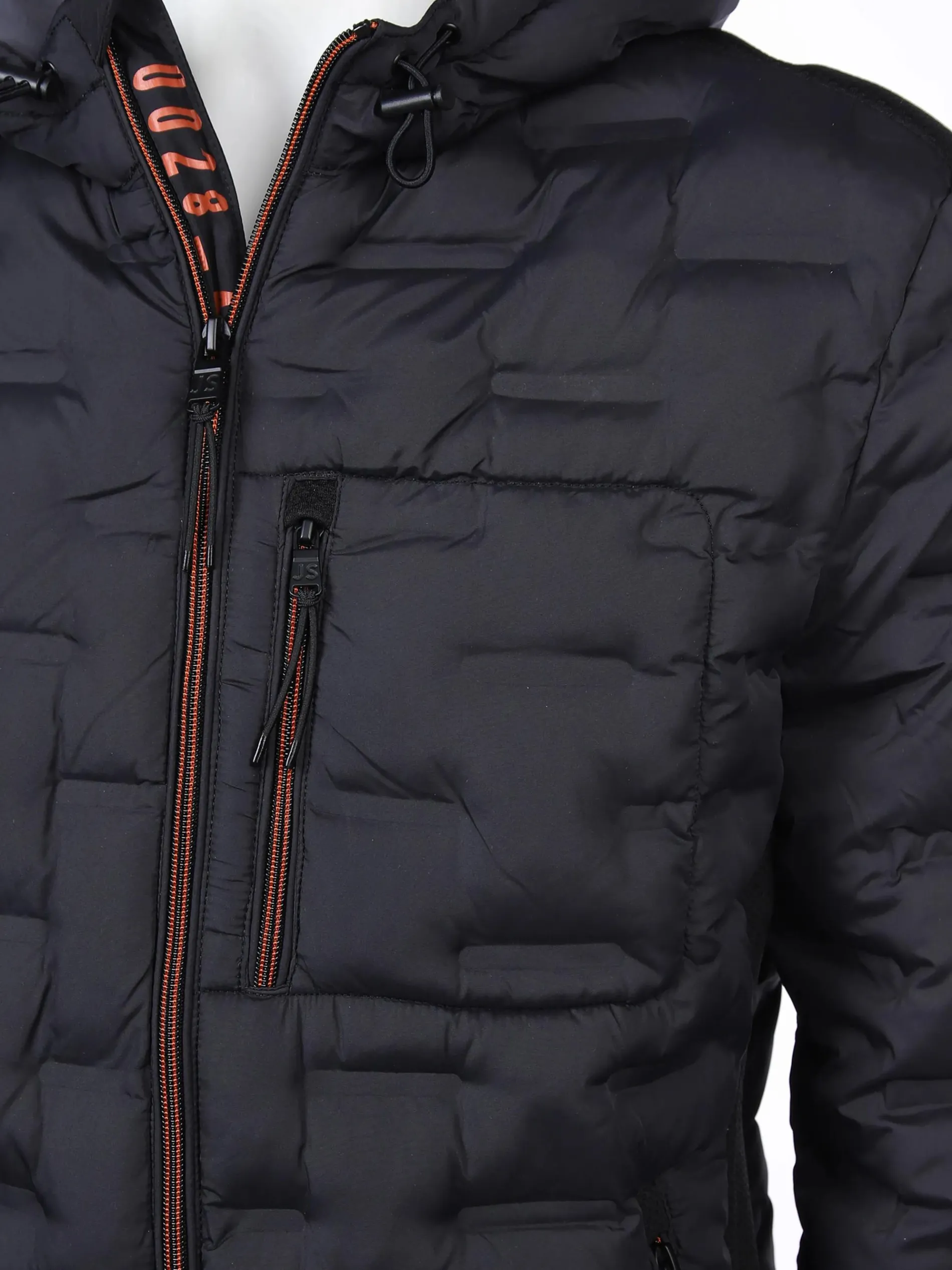 Herren Steppblouson mit Kapuze