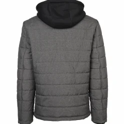 Herren Steppjacke mit abnehmbarer Kapuze