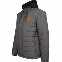 Herren Steppjacke mit abnehmbarer Kapuze