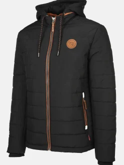 Herren Steppjacke mit abnehmbarer Kapuze