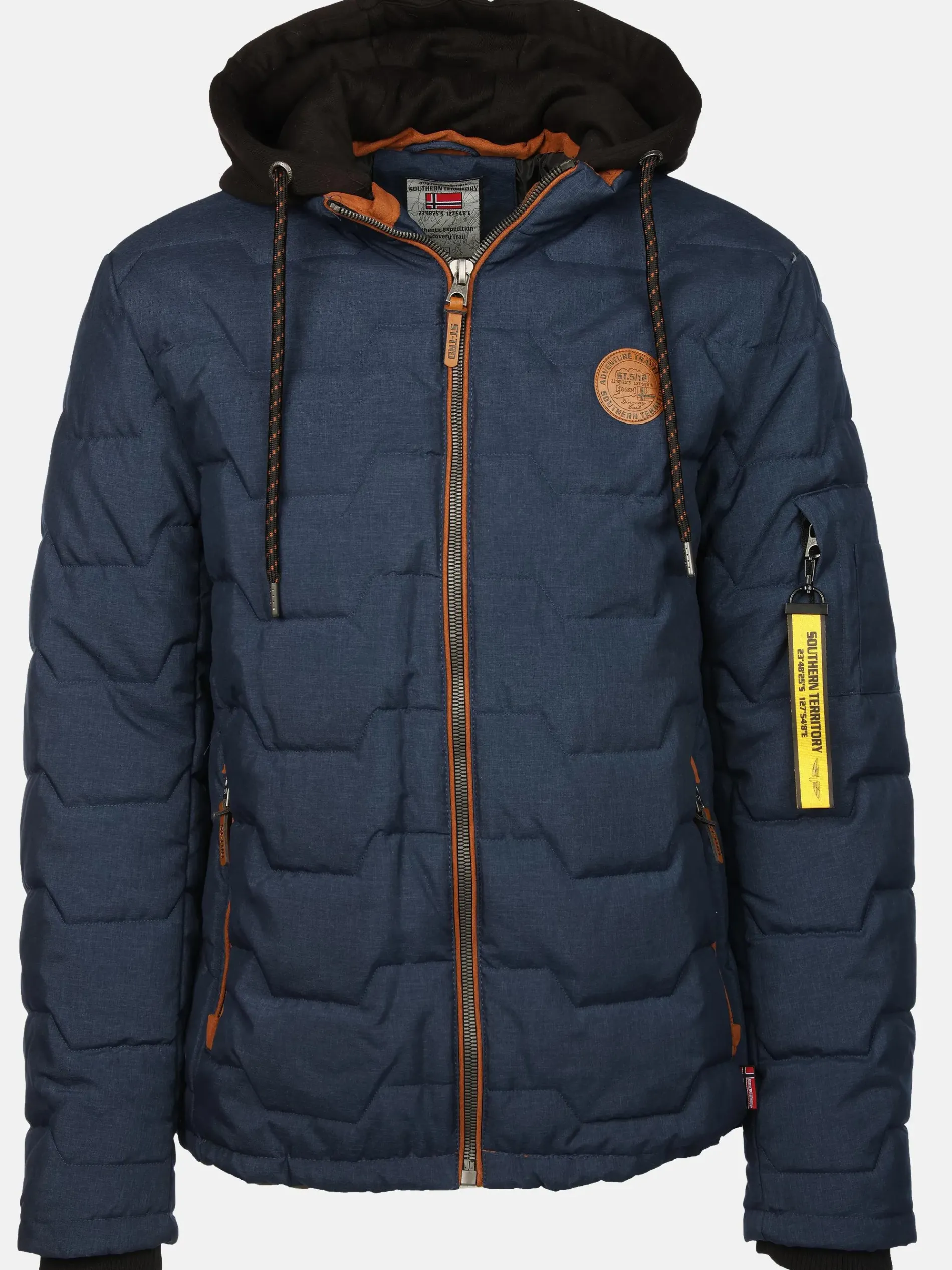 Herren Steppjacke mit vielen Details