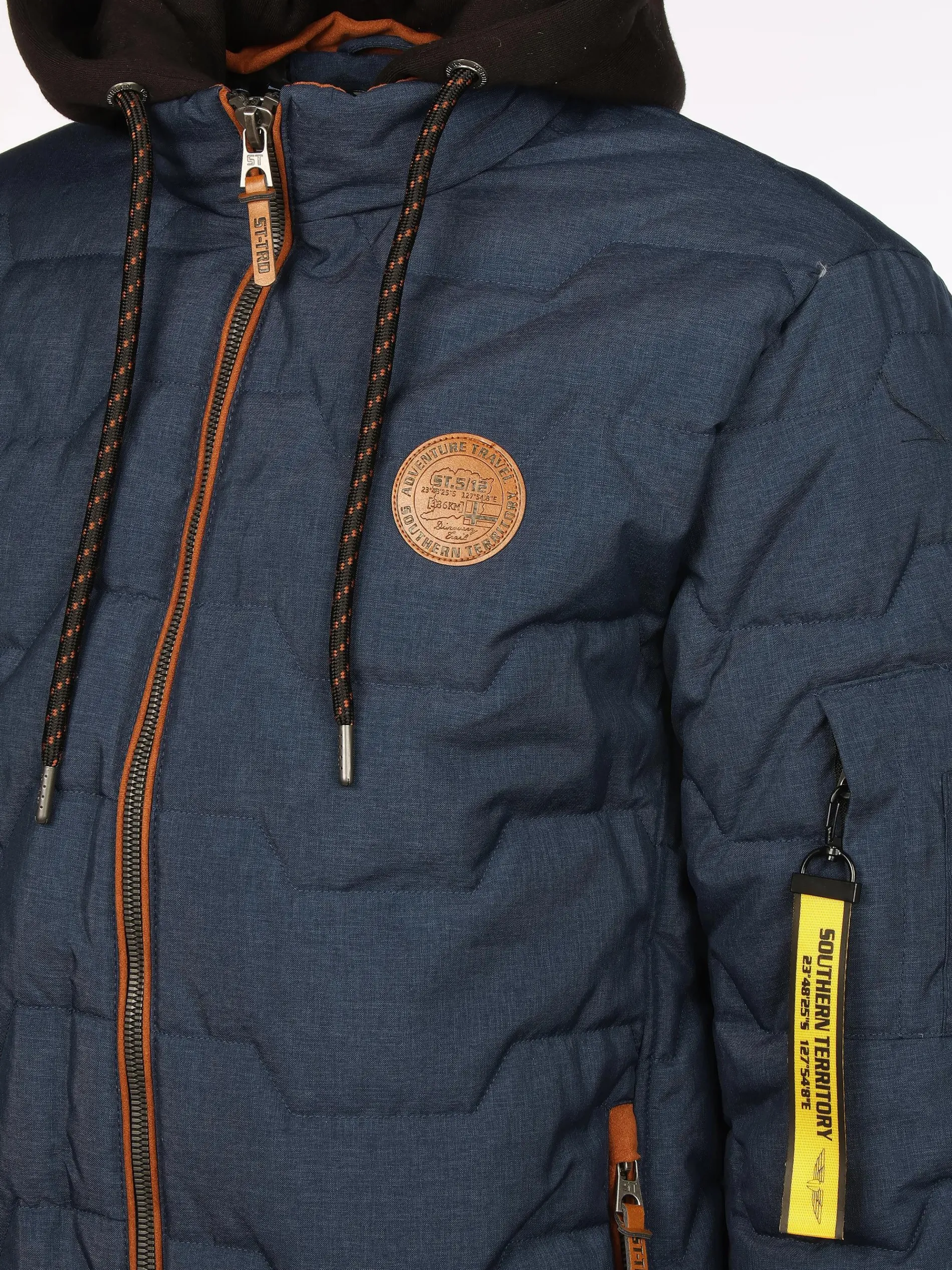 Herren Steppjacke mit vielen Details