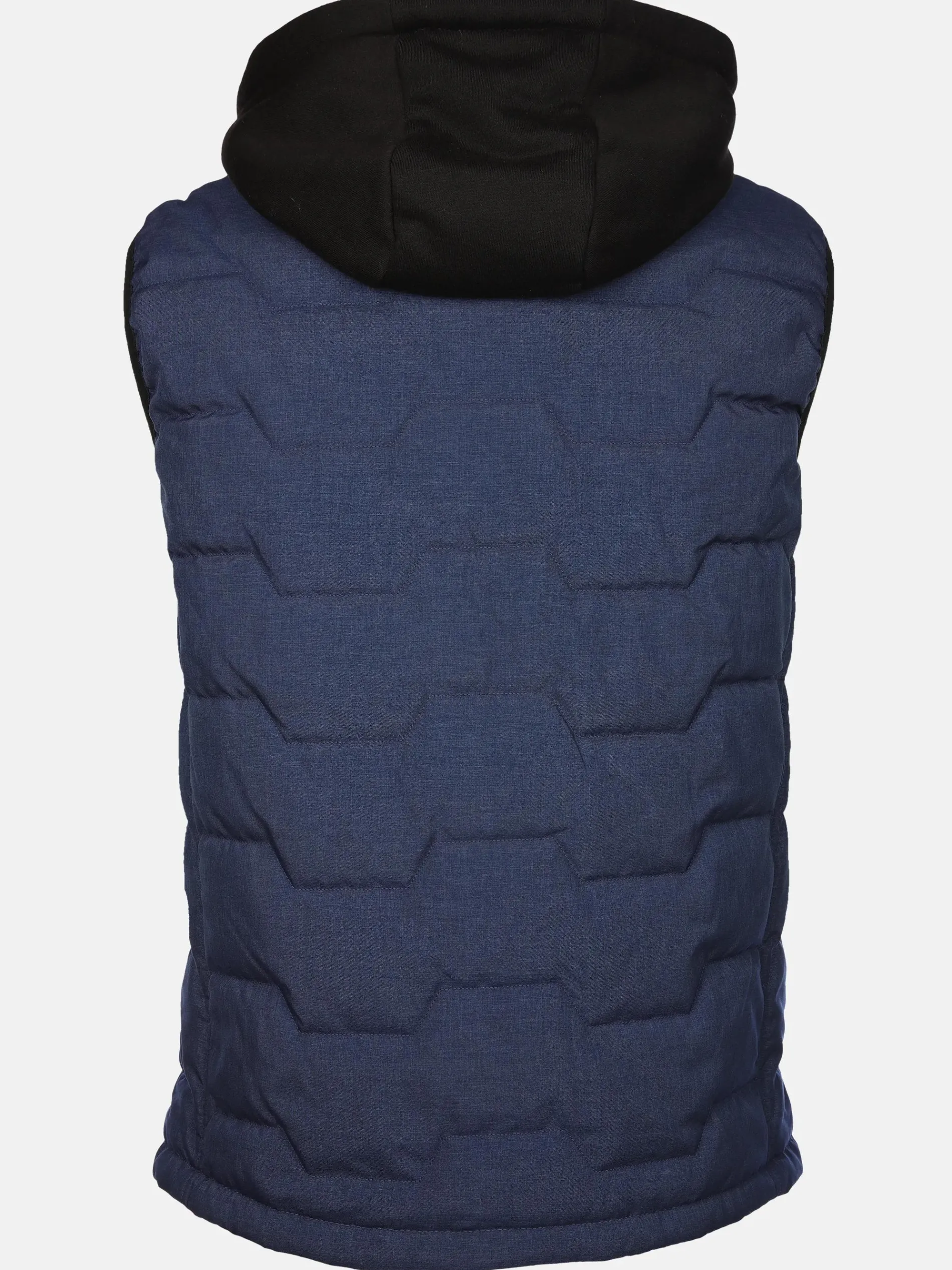 Herren Steppweste 2in1 mit Kapuze