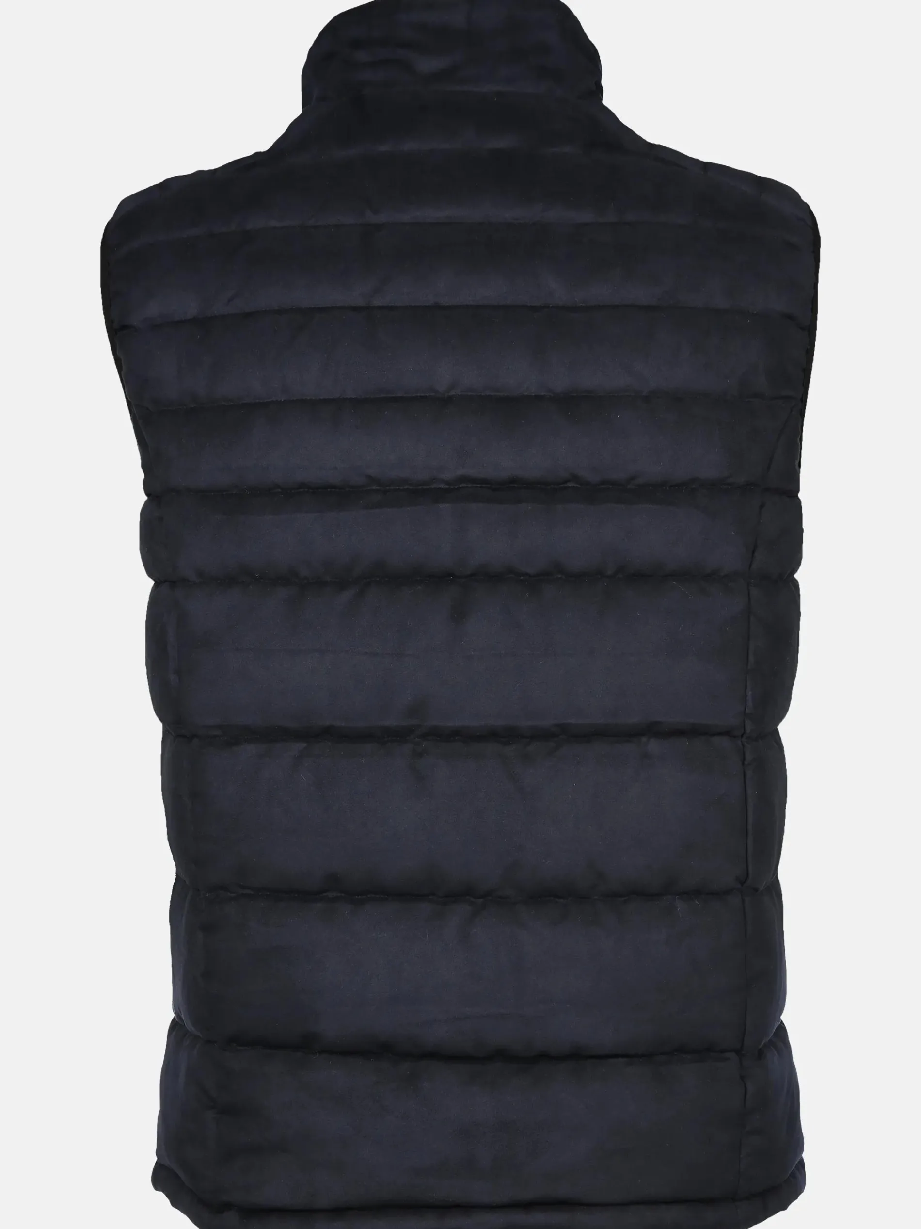 Herren Steppweste in Velour Optik