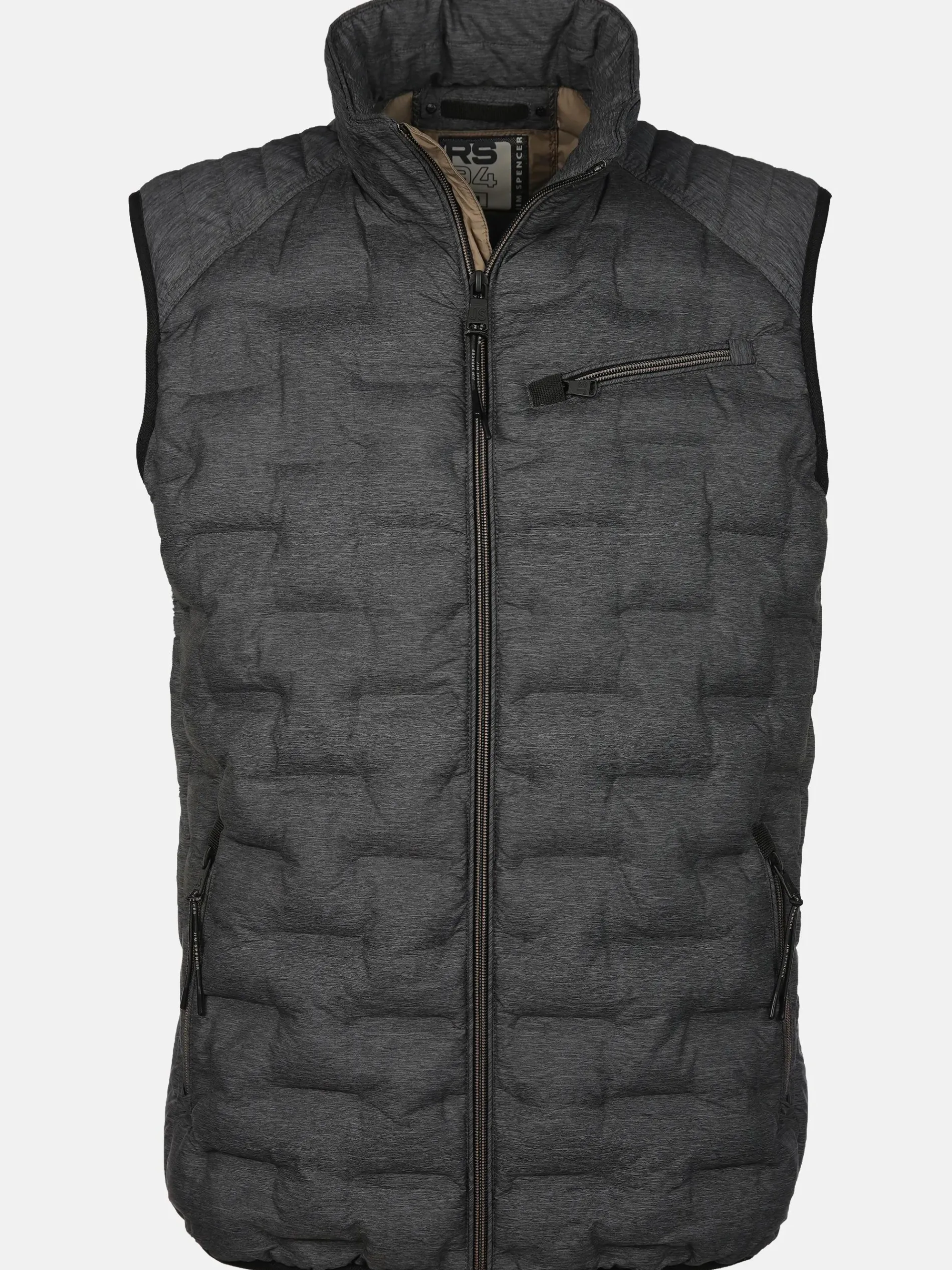 Herren Steppweste mit Stehkragen