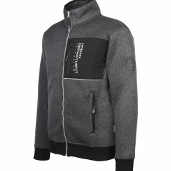 Herren Strickfleece Arbeitsjacke