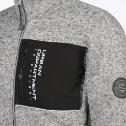 Herren Strickfleece Arbeitsjacke