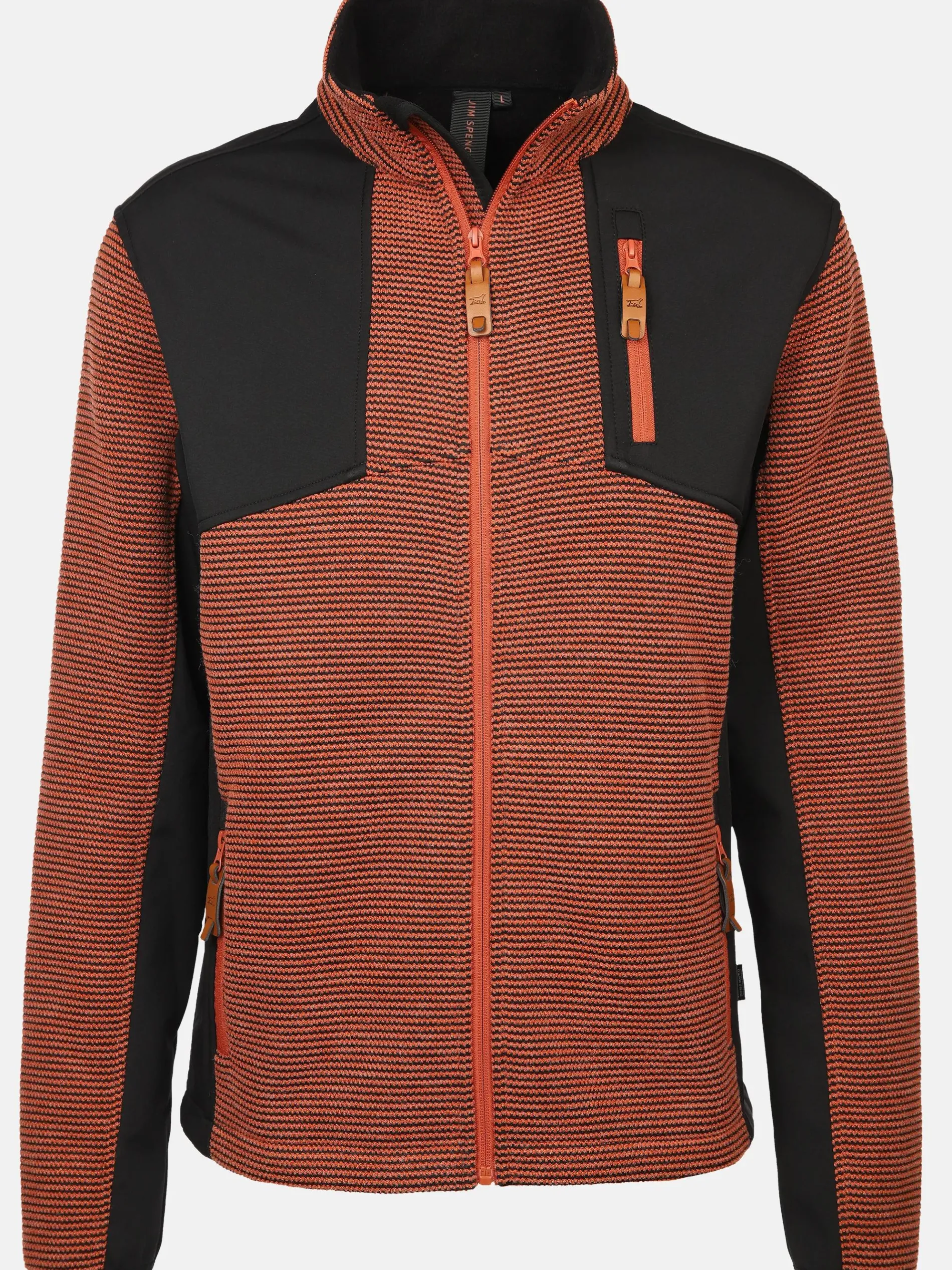 Herren Strickfleece Jacke