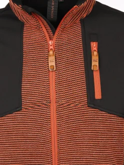 Herren Strickfleece Jacke