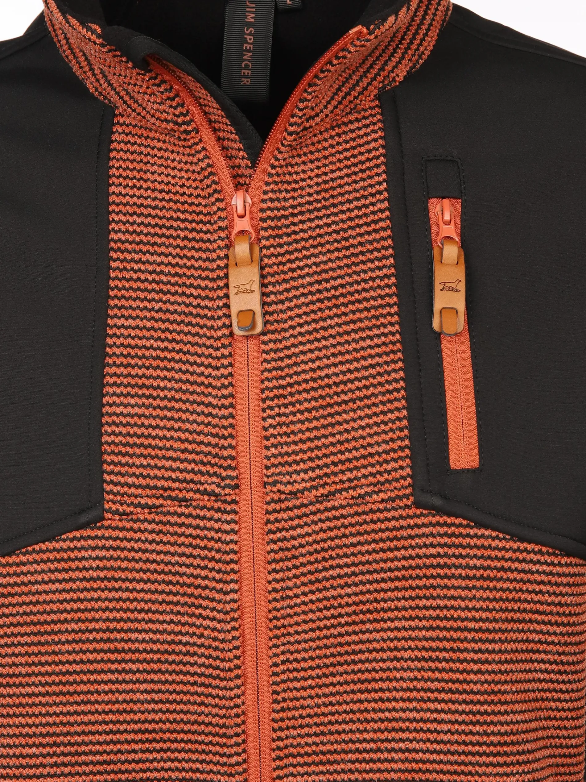 Herren Strickfleece Jacke