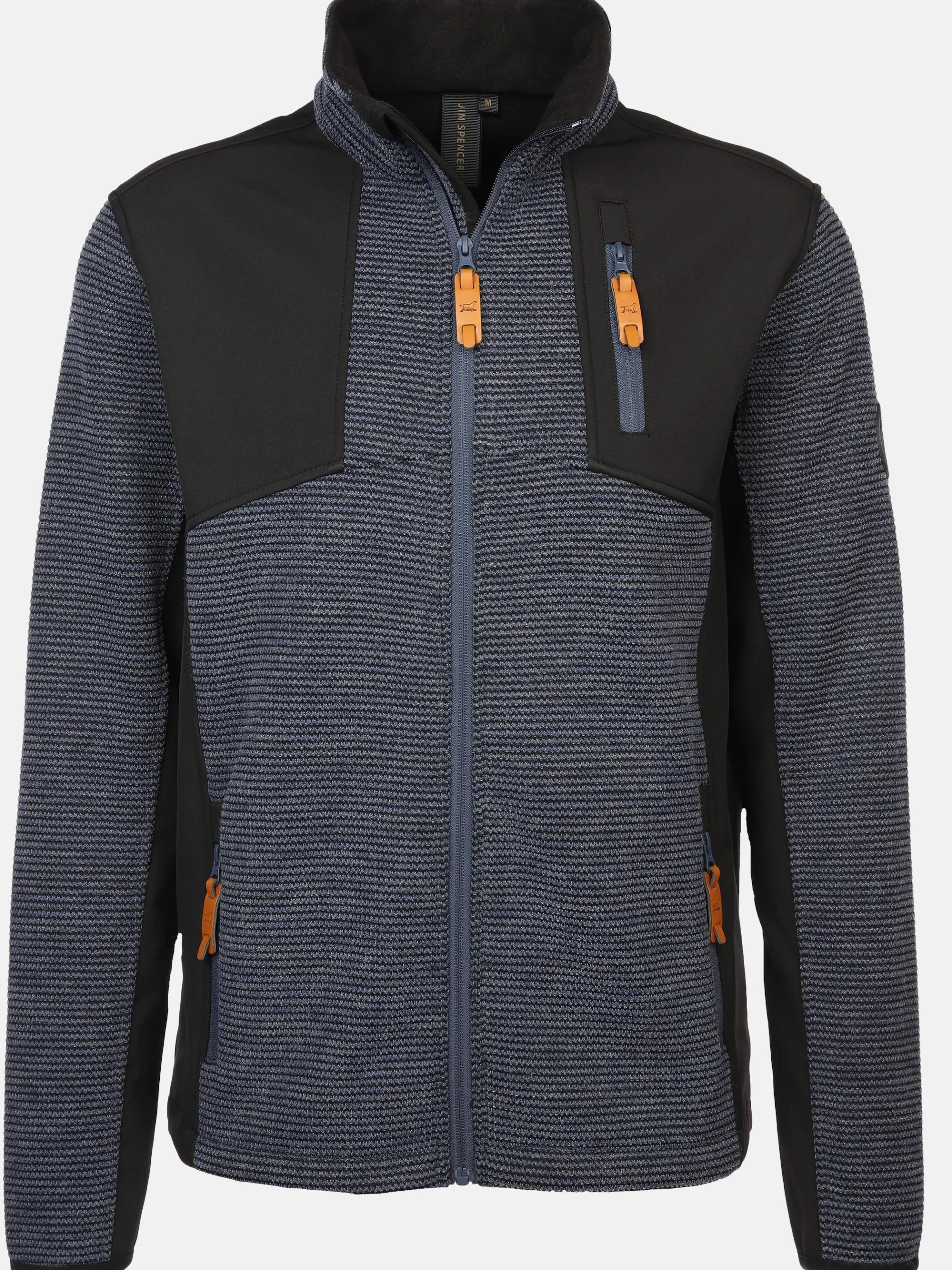 Herren Strickfleece Jacke