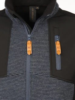 Herren Strickfleece Jacke