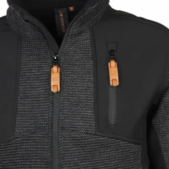 Herren Strickfleece Jacke