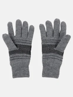 Herren Strickhandschuhe mit Norwegermuster