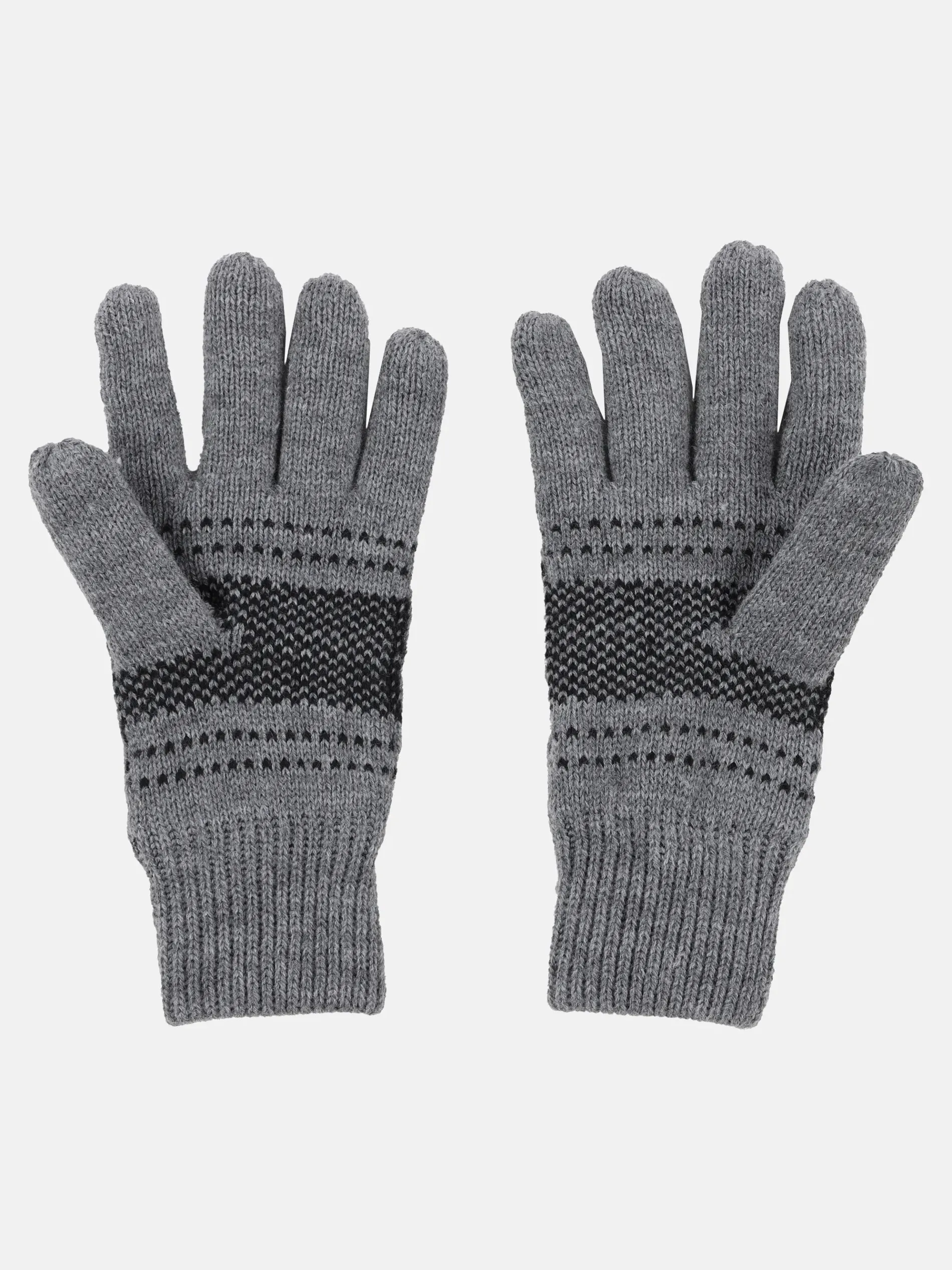 Herren Strickhandschuhe mit Norwegermuster