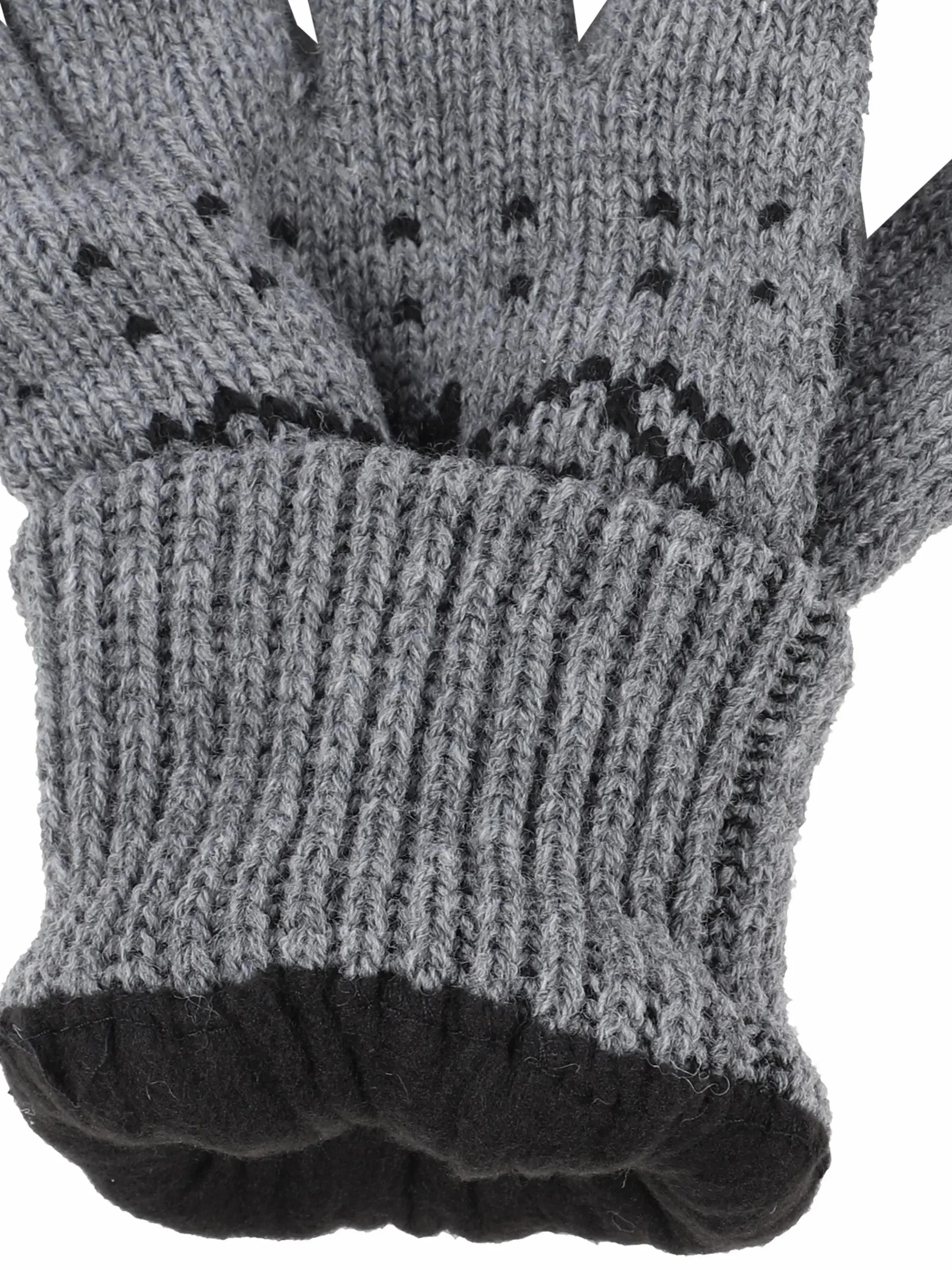 Herren Strickhandschuhe mit Norwegermuster