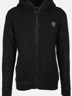Herren Strickjacke mit Kapuze