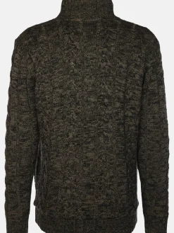 Herren Strickjacke, warm wattiert