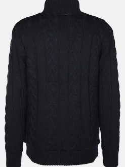 Herren Strickjacke, warm wattiert