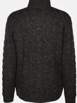 Herren Strickjacke wattiert im Norwegermuster