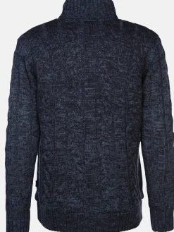 Herren Strickjacke wattiert im Norwegermuster