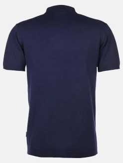 Herren Strickpoloshirt mit kurzem Arm