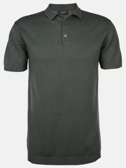 Herren Strickpoloshirt mit kurzem Arm